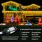 400 LED Christmas Lights Outdoor Waterproof, 33ft Icicle Lights for Outside 8 Modes with 75 Drops, Plug in Icicle Christmas Light Outdoor